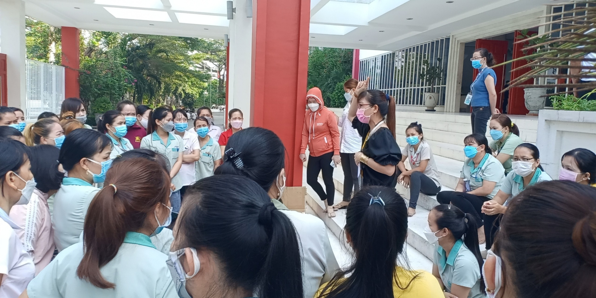 Vụ c&ocirc;ng nh&acirc;n C&ocirc;ng ty TNHH Nobland Việt Nam ngừng việc: C&ocirc;ng ty đồng &yacute; t&iacute;nh lương thời gian - Ảnh 2.