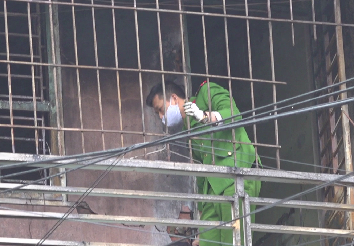Hiện trường ngôi nhà cháy khiến 3 người tử vong ở Thanh Hóa