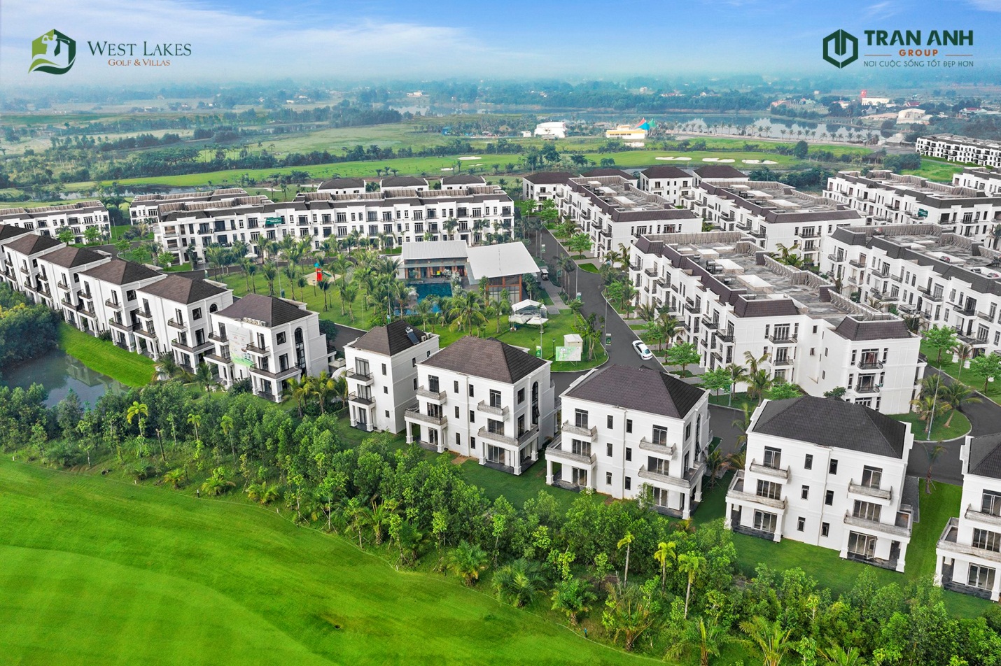 Biệt thự West Lakes điểm lưu trú đẳng cấp cho các golfer đầu tiên tại Long An - Ảnh 1.