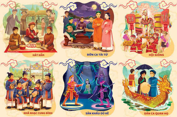 Đưa nét đẹp dân gian vào sách, tranh