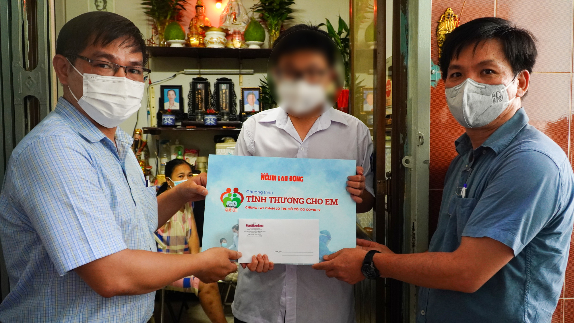 Chương trình Tình thương cho em hỗ trợ trẻ mồ côi vì Covid-19 tại quận 1 - Ảnh 3.