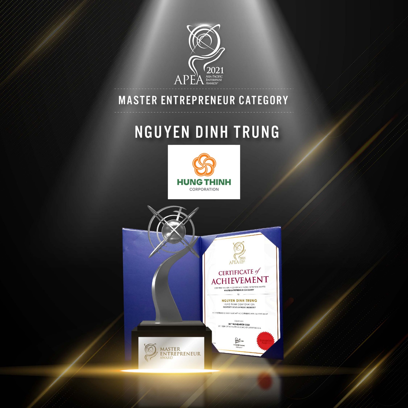 Tập đoàn Hưng Thịnh và Chủ tịch Nguyễn Đình Trung được vinh danh - Ảnh 1.