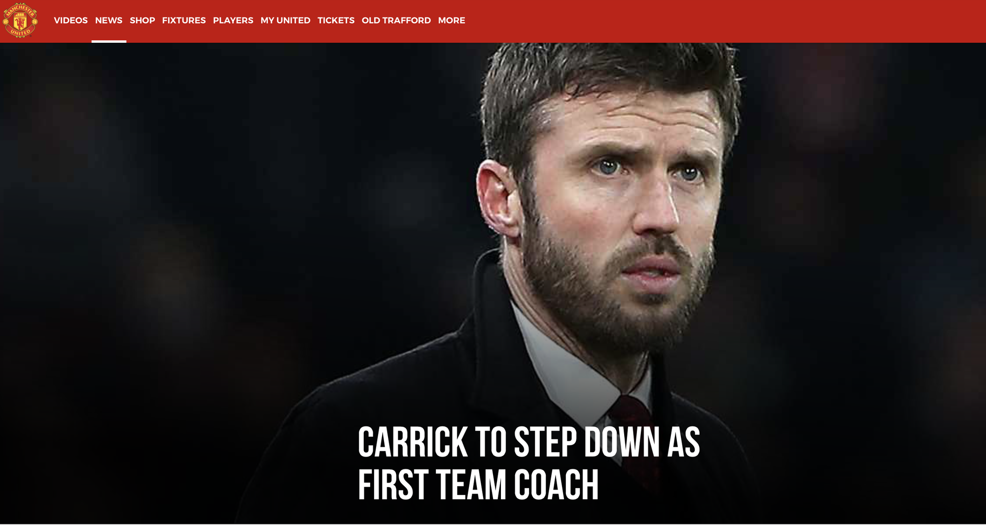 Sốc: Michael Carrick chia tay Man United sau chiến thắng Arsenal - Ảnh 1.