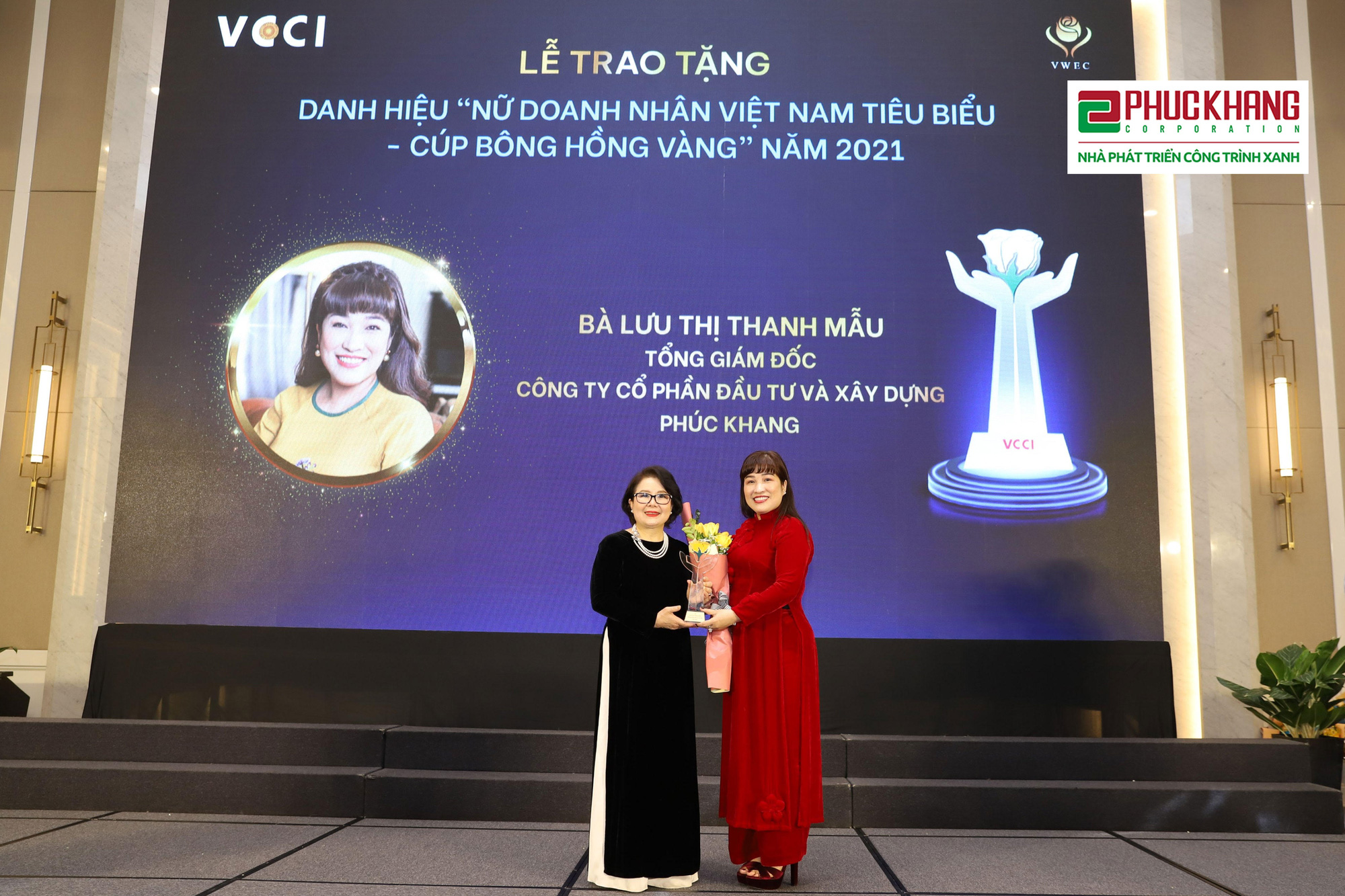 B&agrave; Lưu Thị Thanh Mẫu đạt c&uacute;p B&ocirc;ng Hồng V&agrave;ng năm 2021 - Ảnh 2.