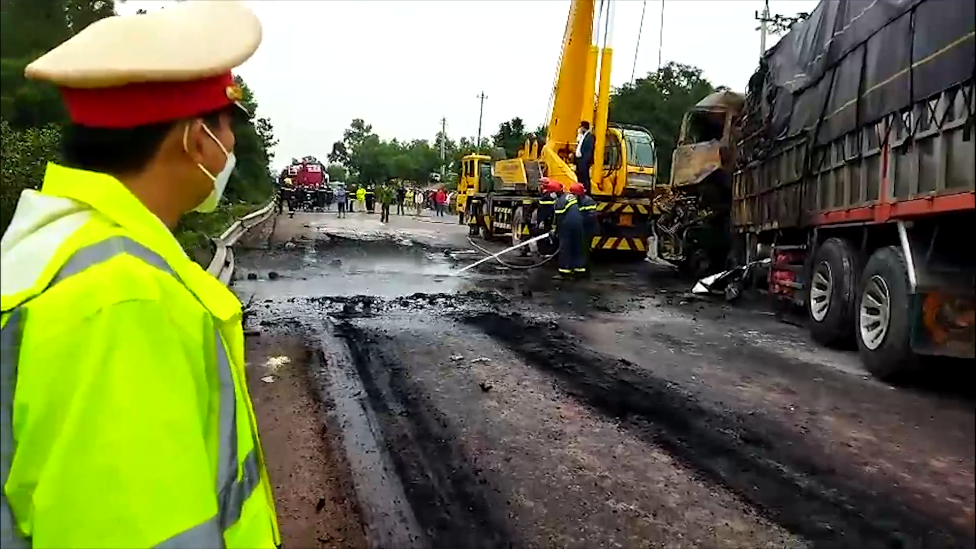VIDEO: Tai nạn nghiêm trọng làm một người chết ở Huế