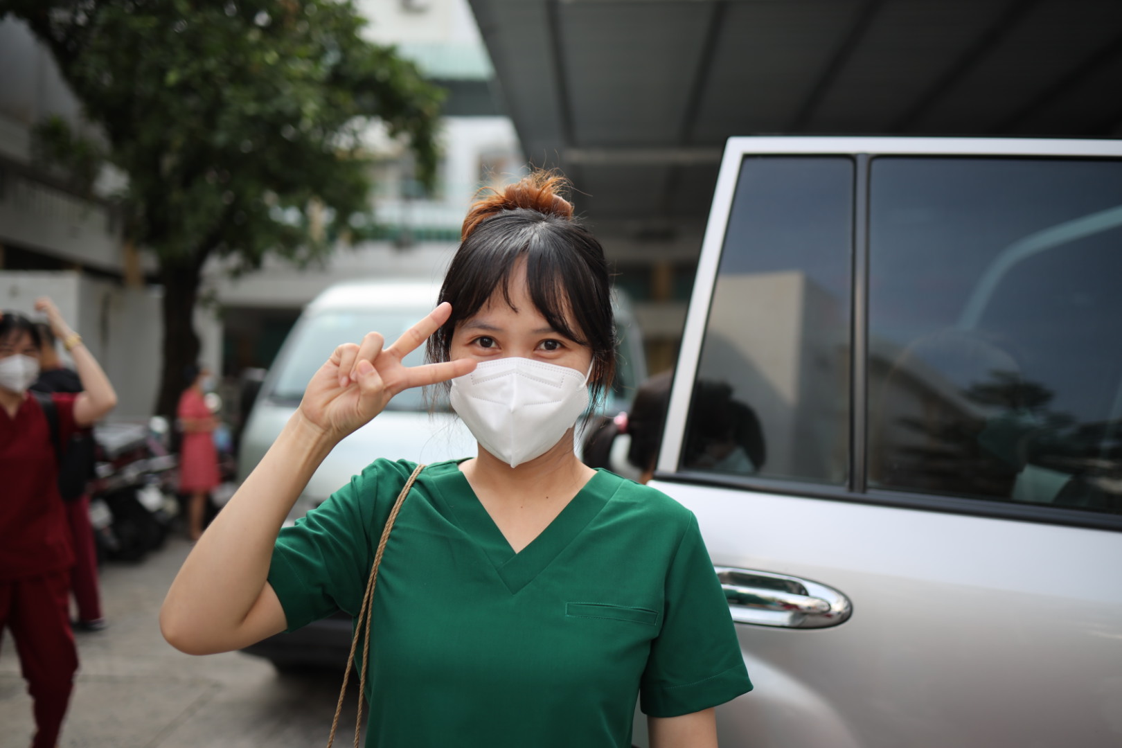 Cận cảnh nơi sẽ tiếp nhận người nghi nhiễm Omicron tại TP HCM - Ảnh 3.