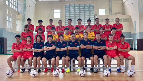 Futsal nữ Việt Nam hướng đến SEA Games 31
