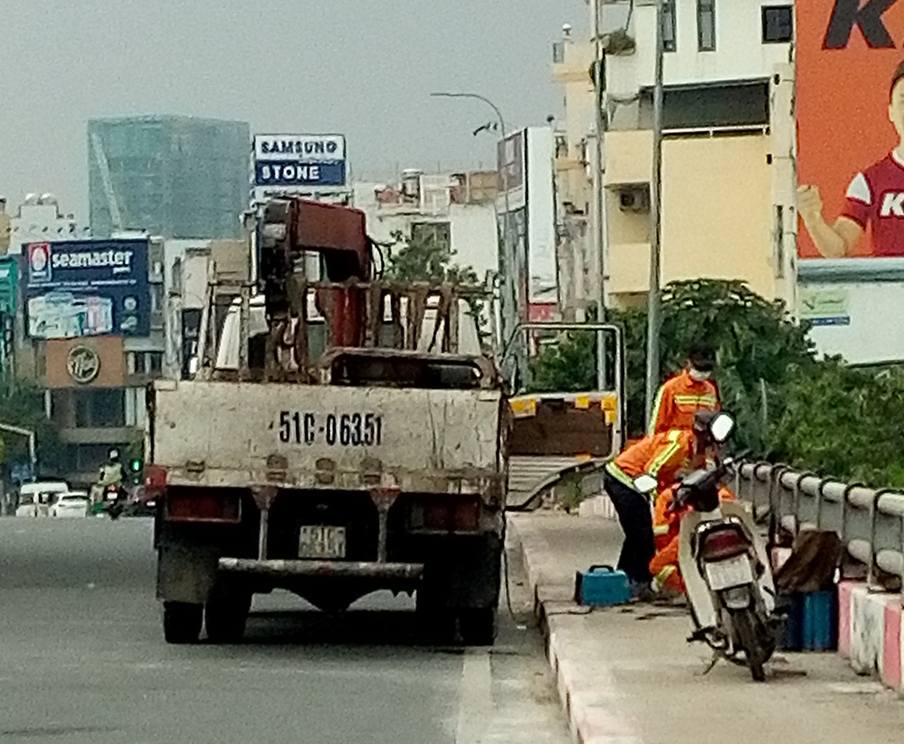 Cầu Văn Thánh 2 đã được khắc phục - Ảnh 1.