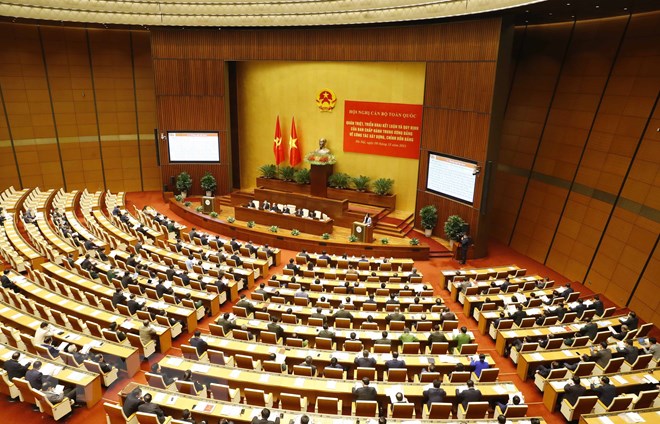 Tổng Bí thư Nguyễn Phú Trọng: Mỗi cán bộ, đảng viên tự soi lại mình, tự gột rửa, tự sửa mình - Ảnh 3.