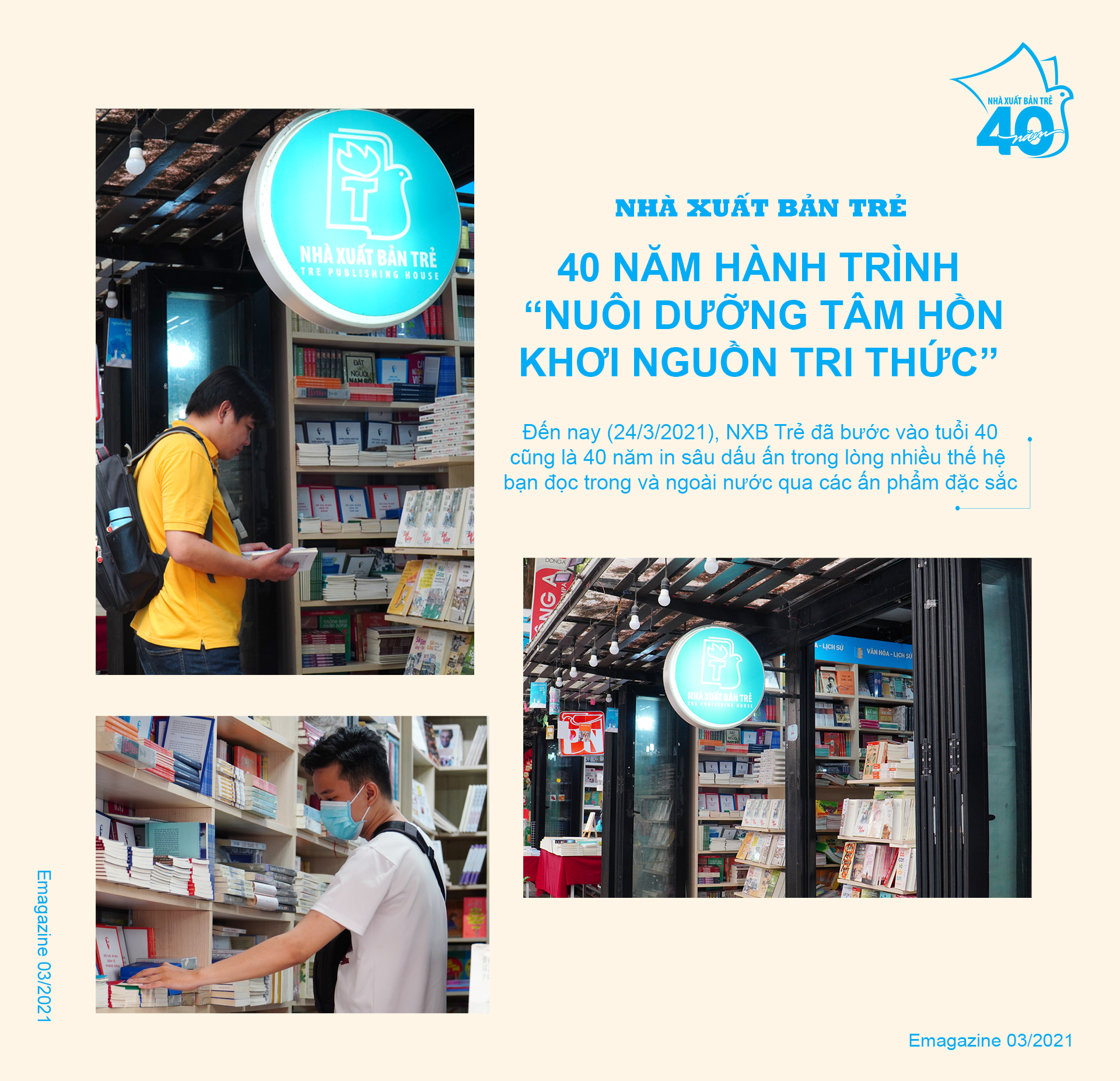 Hành trình tuổi 40 của Nhà xuất bản Trẻ