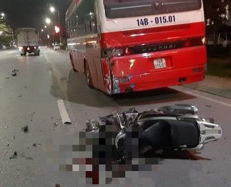 Trên đường về nhà sau khi làm nhiệm vụ, một chiến sĩ công an tử nạn - Ảnh 1.