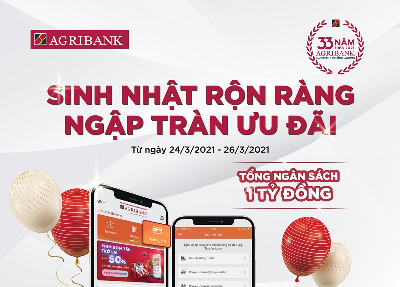 Agribank dành 1 tỉ đồng tặng thưởng cho chủ thẻ nội địa