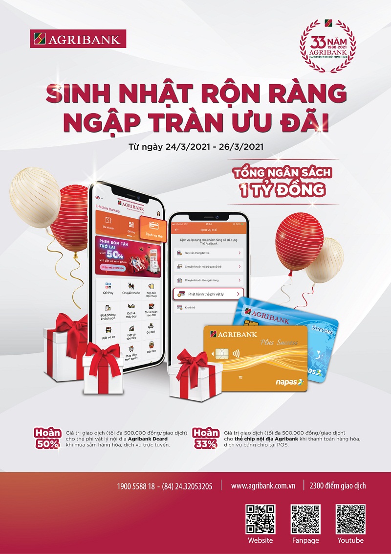 Agribank d&agrave;nh 1 tỉ đồng tặng thưởng cho chủ thẻ nội địa - Ảnh 1.