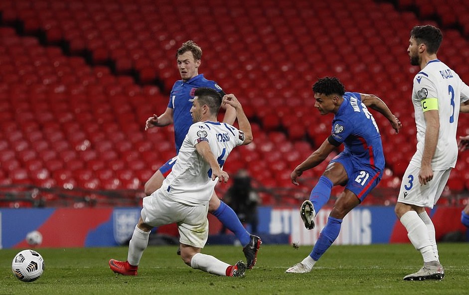 Dội mưa b&agrave;n thắng ở Wembley, tuyển Anh v&ugrave;i dập t&iacute; hon San Marino - Ảnh 5.
