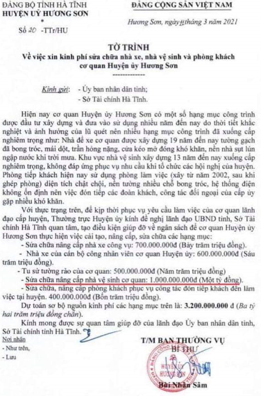 Giải thích của Huyện ủy sau đề xuất xây nhà vệ sinh tiền tỉ gây xôn xao dư luận