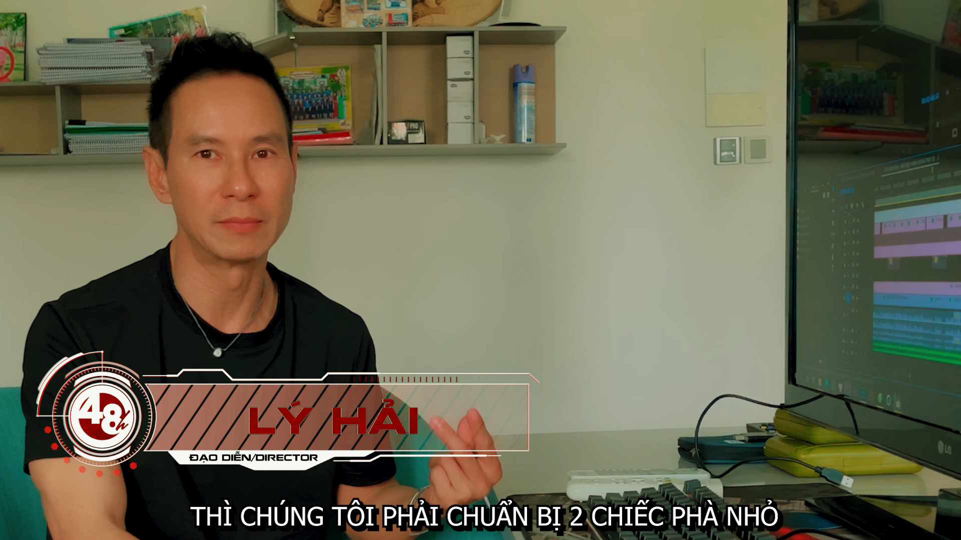 CLIP: Cảnh rượt đuổi, ch&aacute;y tr&ecirc;n s&ocirc;ng ti&ecirc;u tốn 3 tỉ đồng của L&yacute; Hải - Ảnh 1.