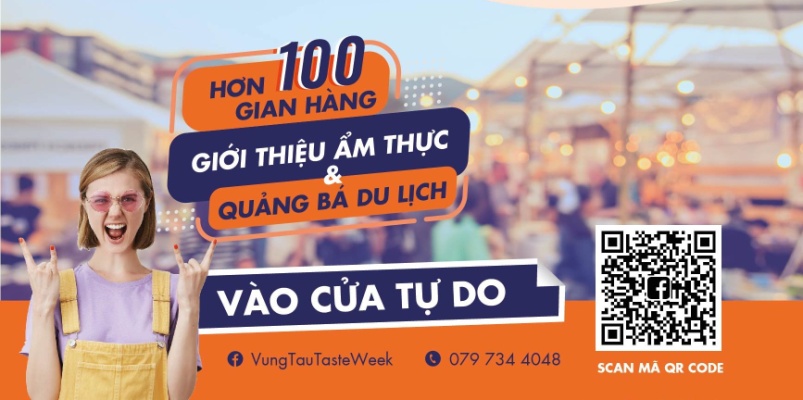 Hơn 100 gian h&agrave;ng tại Tuần lễ m&oacute;n ngon phố biển Vũng T&agrave;u 2021 - Ảnh 1.