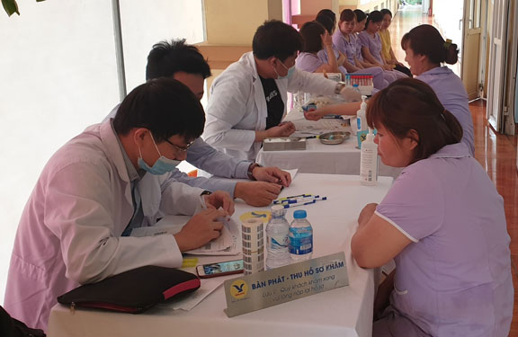 Hà Nội: Hơn 2.000 đoàn viên được khám sức khỏe