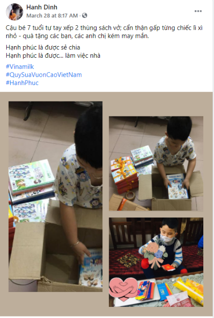Mạng x&atilde; hội tr&agrave;n ngập hạnh ph&uacute;c với &ldquo;Triệu ly sữa y&ecirc;u thương, triệu nụ cười hạnh ph&uacute;c&rdquo; của Vinamilk - Ảnh 4.