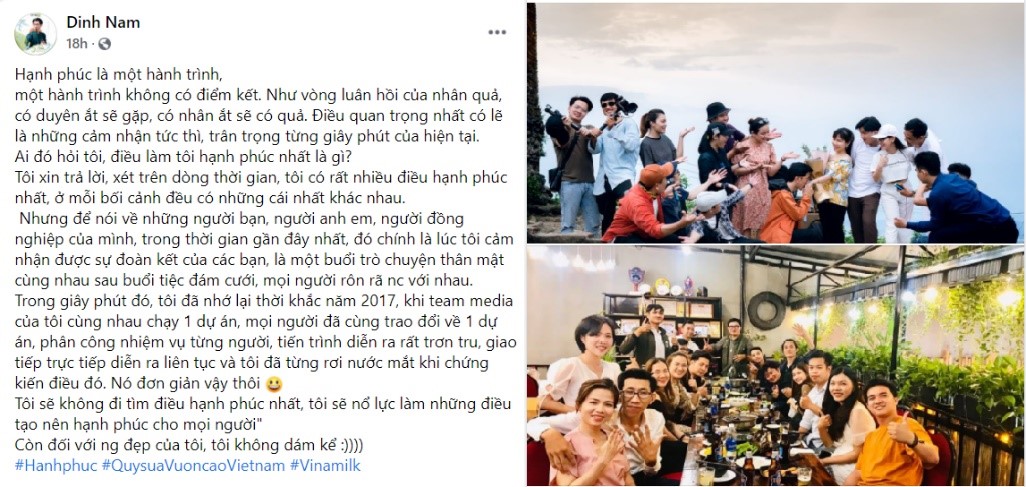 Mạng x&atilde; hội tr&agrave;n ngập hạnh ph&uacute;c với &ldquo;Triệu ly sữa y&ecirc;u thương, triệu nụ cười hạnh ph&uacute;c&rdquo; của Vinamilk - Ảnh 2.