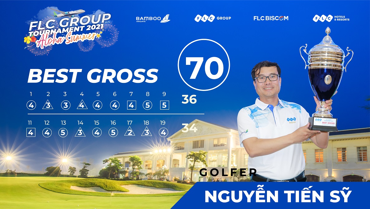 Golfer Nguyễn Tiến Sỹ vô địch FLC Group Tournament 2021