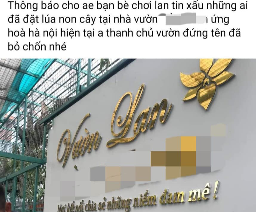 Điều tra thông tin chủ vườn lan "ôm" hàng trăm tỉ đồng bỏ trốn
