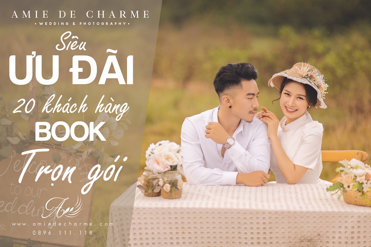 Ưu đãi tháng 4 từ studio cưới hàng đầu TP HCM Amie De Charme - Ảnh 1.