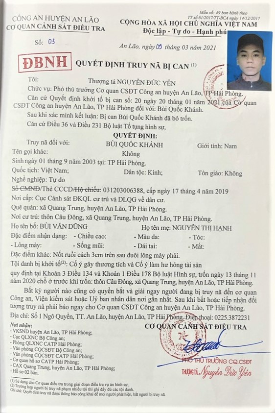 Bắt n&oacute;ng đối tượng truy n&atilde; đặt biệt nguy hiểm trốn từ Hải Ph&ograve;ng v&agrave;o Bảo Lộc - Ảnh 2.