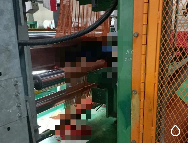 Thương t&acirc;m nam c&ocirc;ng nh&acirc;n bị cuốn v&agrave;o m&aacute;y l&agrave;m sợi lốp &ocirc;t&ocirc; dẫn đến tử vong - Ảnh 1.
