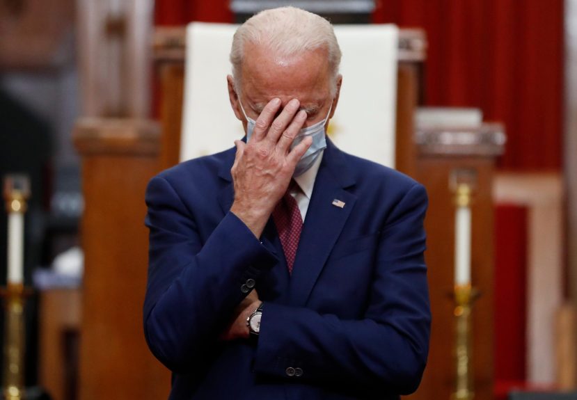 Thử thách xếp hàng chờ Tổng thống Joe Biden