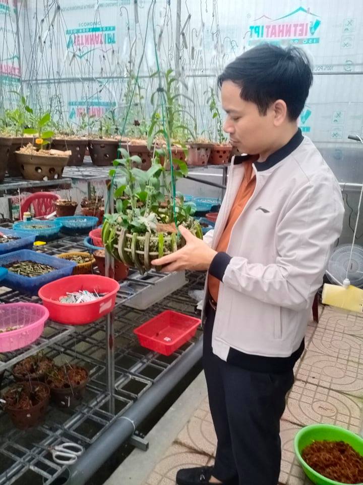 &Ocirc;ng chủ vườn lan 7X Mạnh H&ugrave;ng chia sẻ kinh nghiệm trồng hoa lan - Ảnh 3.