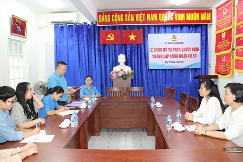 Th&agrave;nh lập 4 C&ocirc;ng đo&agrave;n cơ sở - Ảnh 1.