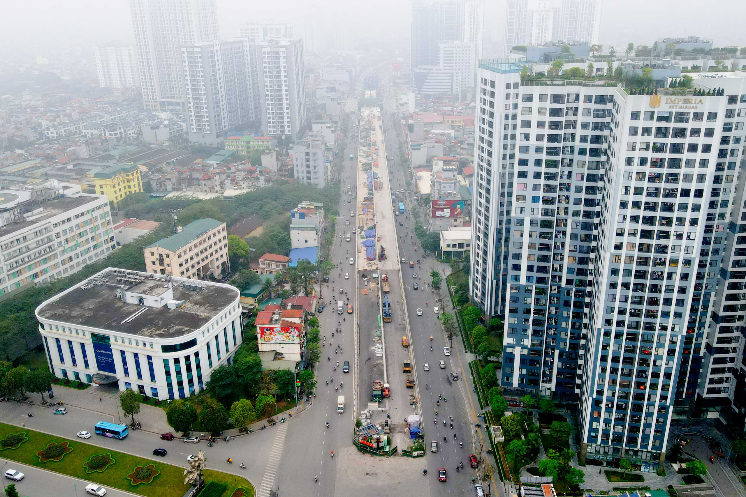 CLIP: Đại công trường đường Vành đai 2 gần 10.000 tỉ đồng đang gấp rút hoàn thành - Ảnh 3.