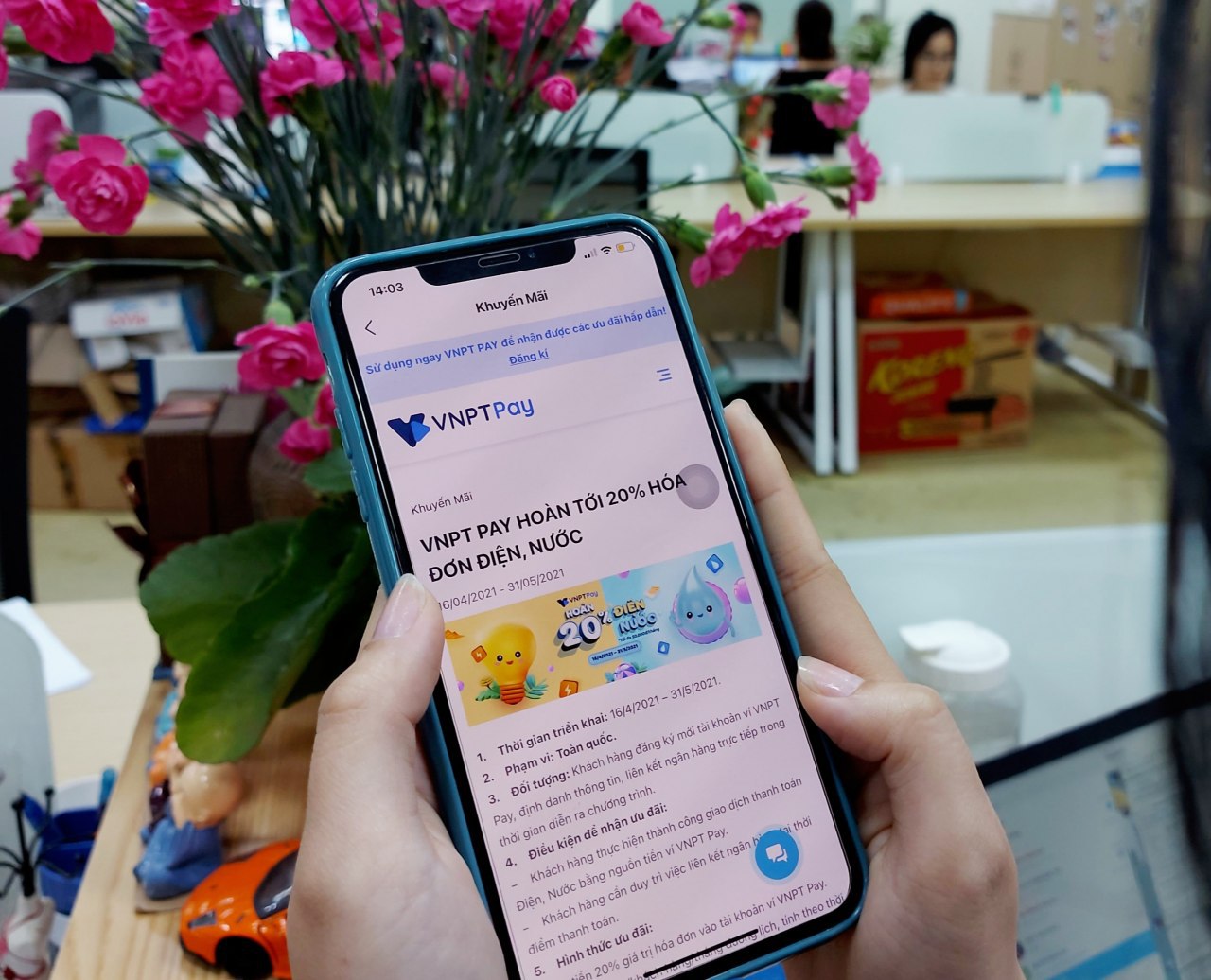 VNPT PAY ho&agrave;n tiền đến 20% cho h&oacute;a đơn điện, nước trong th&aacute;ng 4 v&agrave; 5 - Ảnh 1.