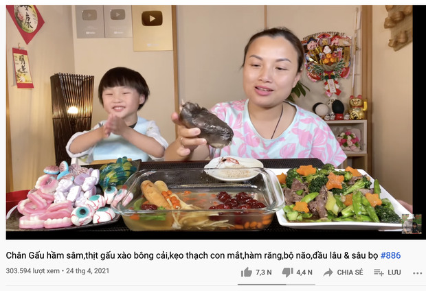 Quỳnh Trần JP phân trần khi bị chỉ trích ăn bàn chân gấu phản cảm