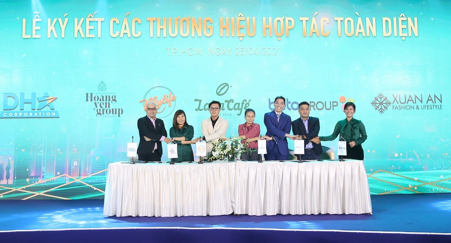 DHA Corp ký kết với hơn 30 thương hiệu F&B và thời trang hàng đầu tại D-Aqua - Ảnh 1.