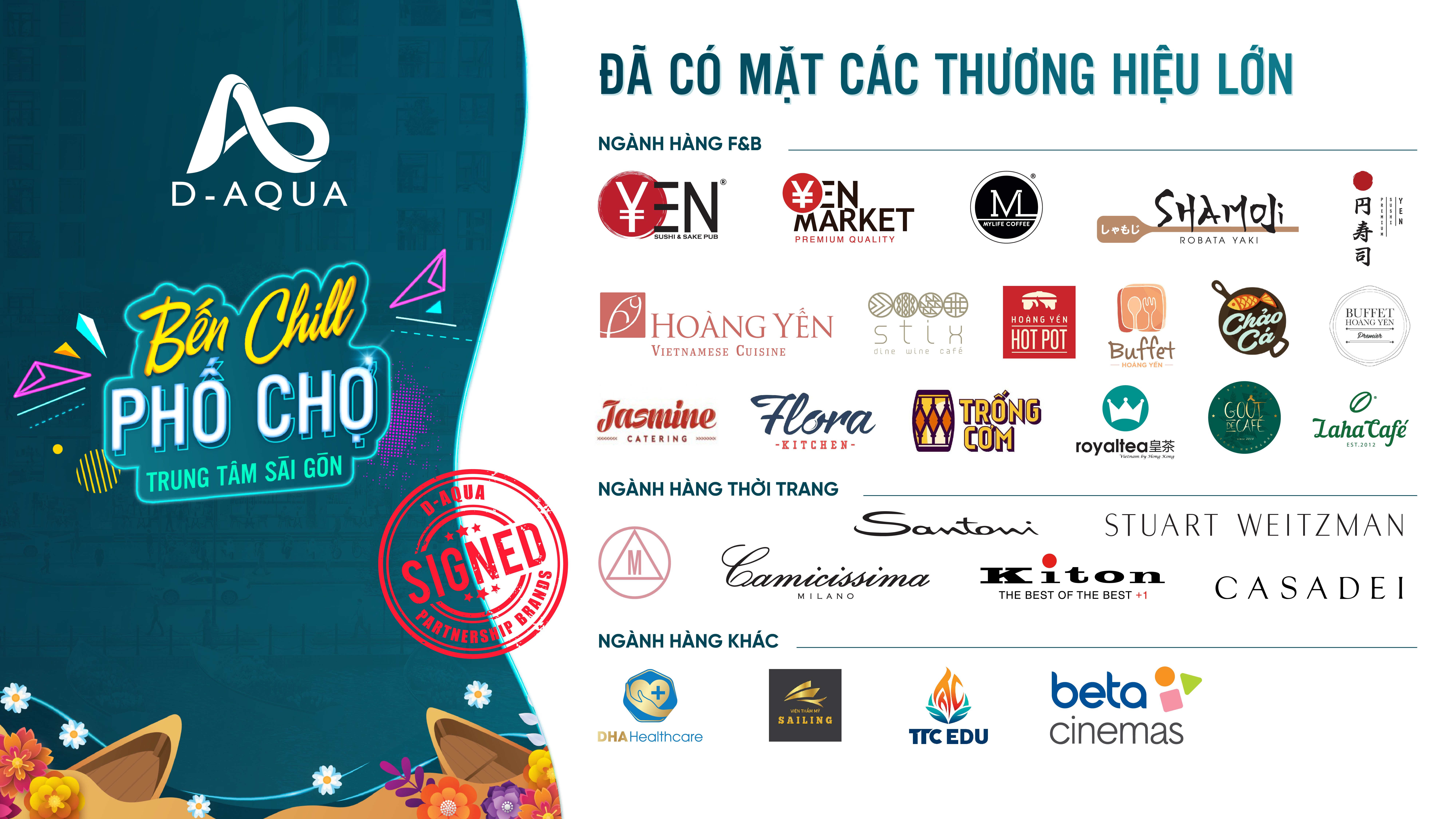 DHA Corp ký kết với hơn 30 thương hiệu F&B và thời trang hàng đầu tại D-Aqua - Ảnh 2.