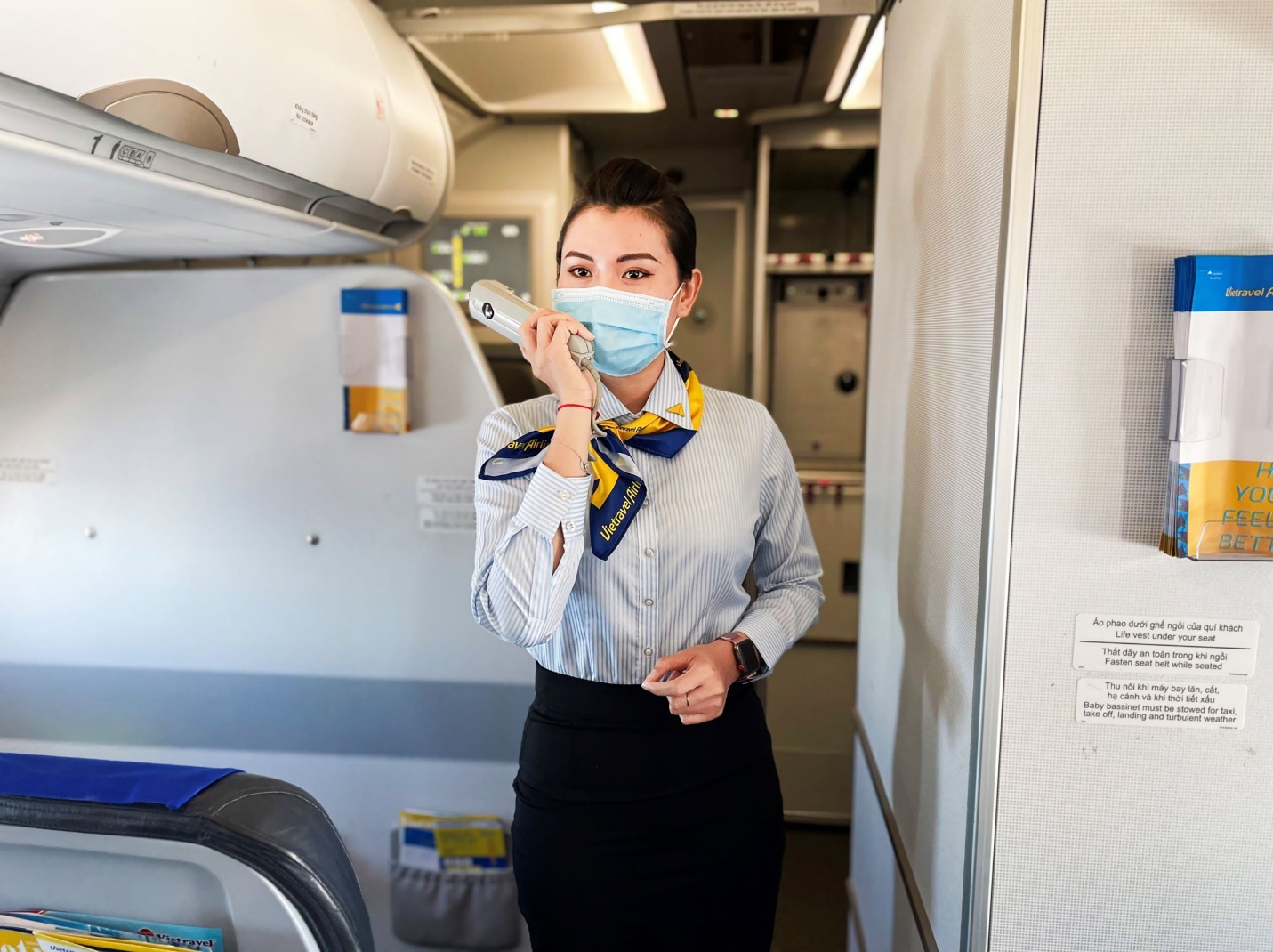 Hướng dẫn viên trên tàu bay - Trải nghiệm tiên phong mới của Vietravel Airlines