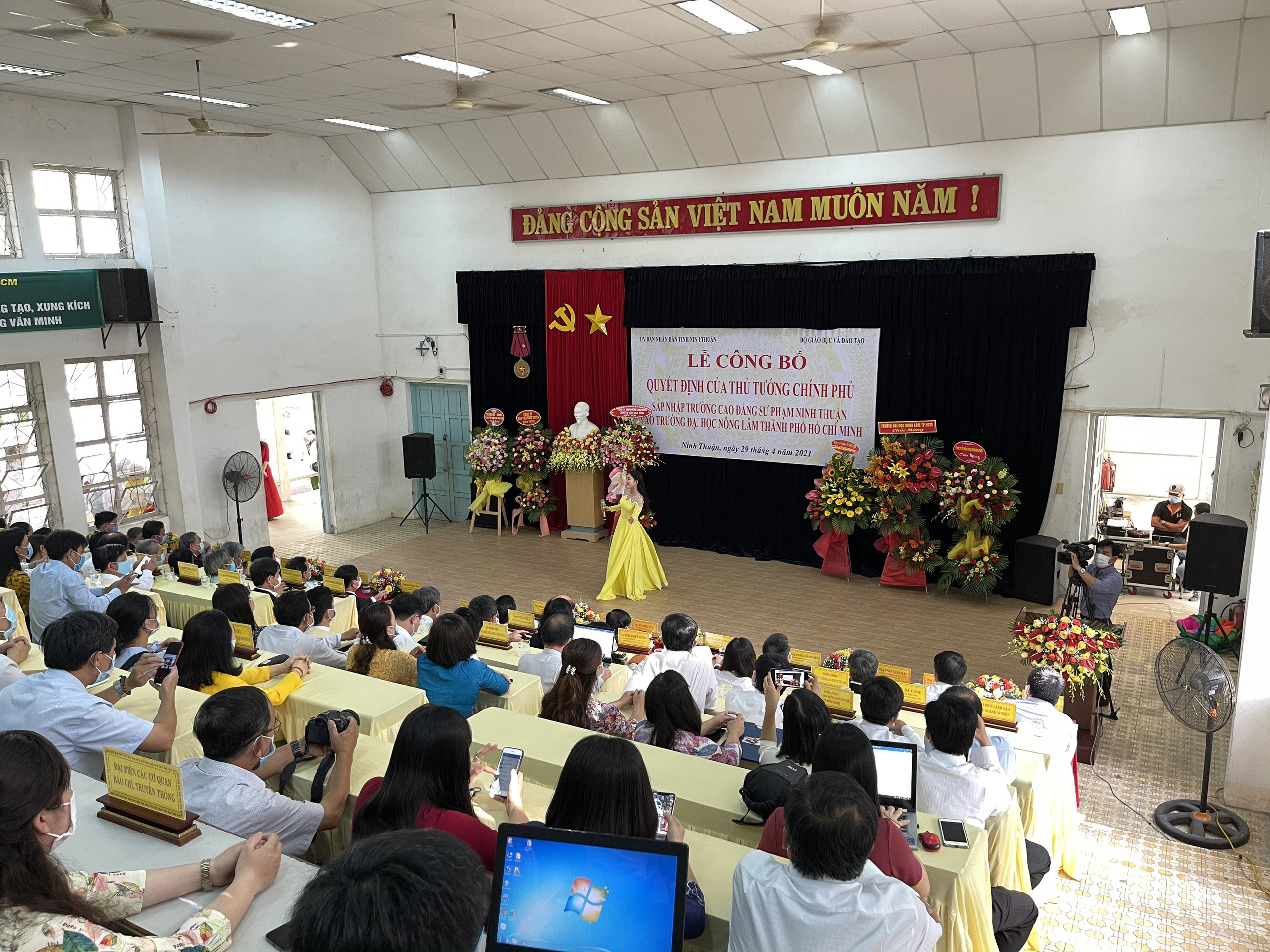Sáp nhập Trường CĐ Sư phạm Ninh Thuận vào Trường ĐH Nông lâm TP HCM
