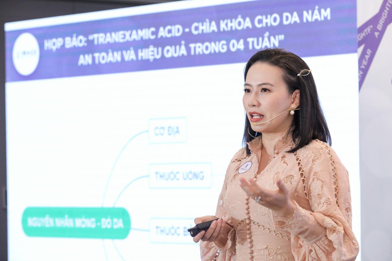 Ra mắt Tranexamic acid - bí quyết trị nám da an toàn - Ảnh 2.