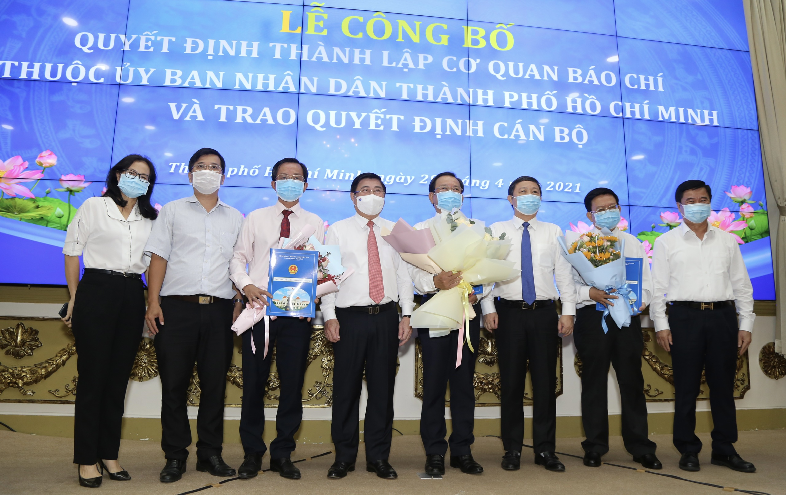 Công bố thành lập 5 cơ quan báo chí thuộc UBND TP HCM
