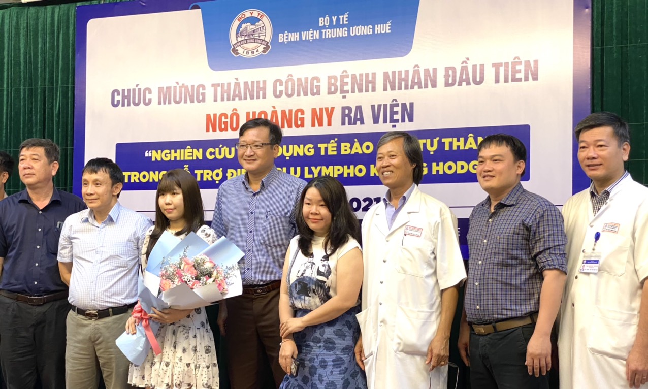 Bệnh nhân đầu tiên ở miền Trung ghép thành công tế bào gốc tạo máu tự thân