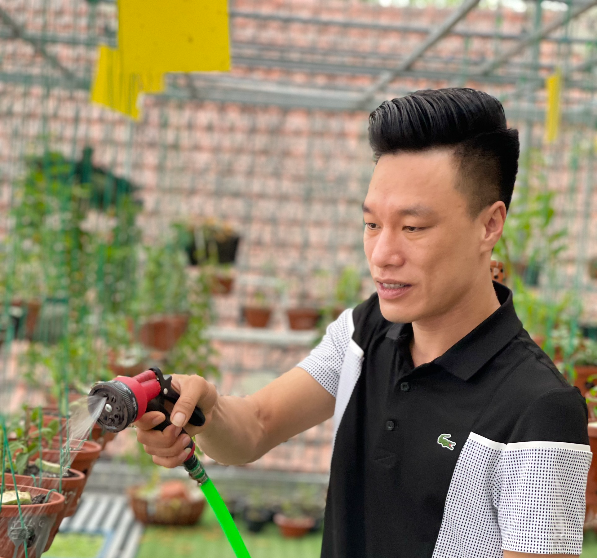 Ông chủ vườn lan Vũ Hoàng Giang với vườn lan giá trị gây sốt cộng đồng mạng