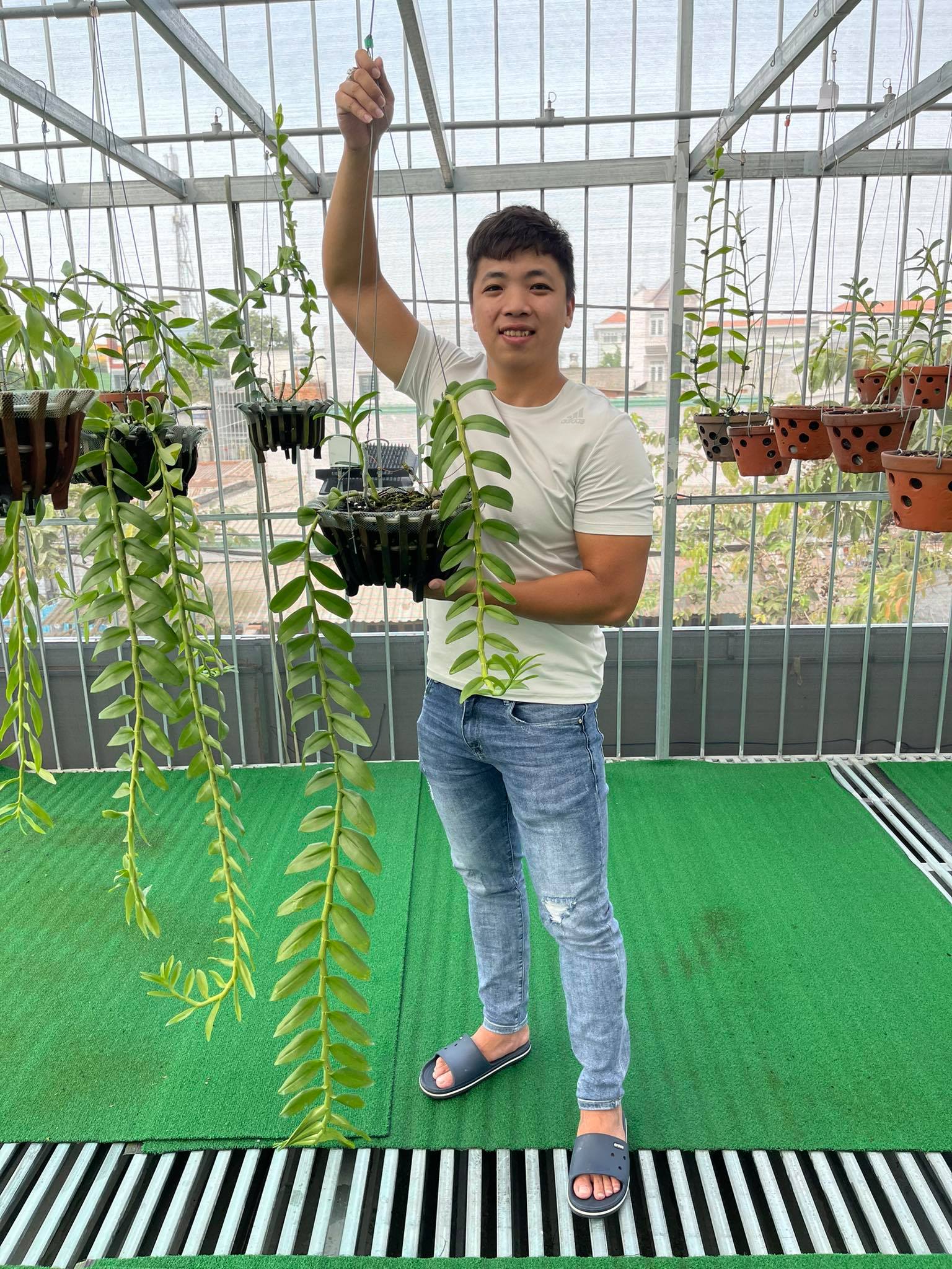 &Ocirc;ng chủ vườn lan Huỳnh Vũ: Từ ch&agrave;ng trai tr&ocirc;ng xe đến gia t&agrave;i hoa lan gi&aacute; trị - Ảnh 2.