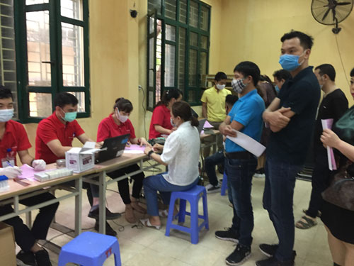 Hà Nội: CNVC-LĐ tích cực hiến máu tình nguyện