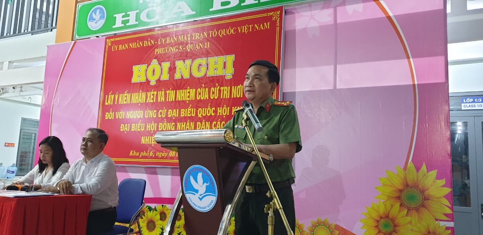 &Ocirc;ng Nguyễn Sỹ Quang được 100% cử tri nơi cư tr&uacute; giới thiệu ứng cử đại biểu Quốc hội - Ảnh 1.