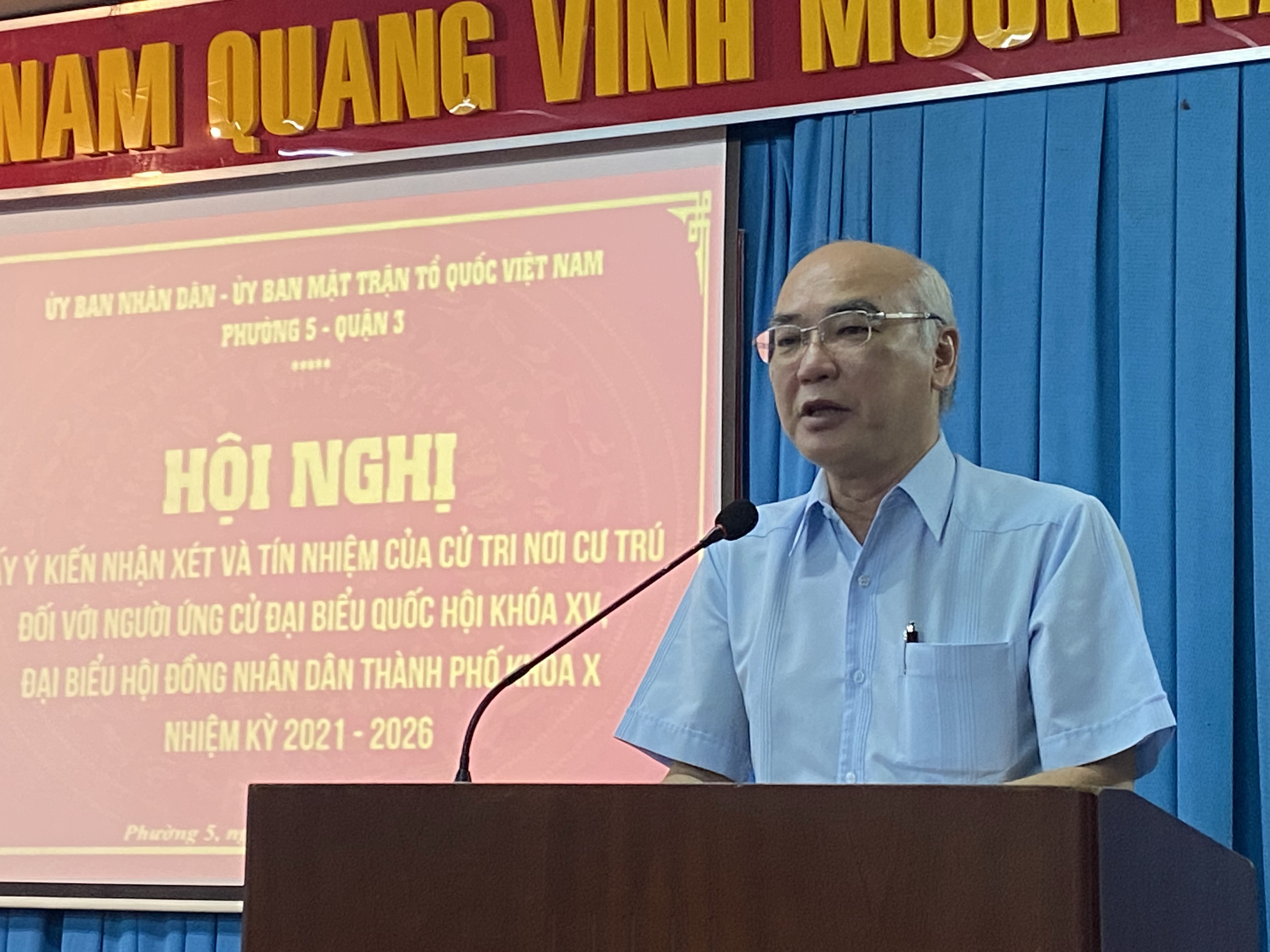 100% cử tri tín nhiệm ông Phan Nguyễn Như Khuê ứng cử ĐBQH và HĐND TP HCM
