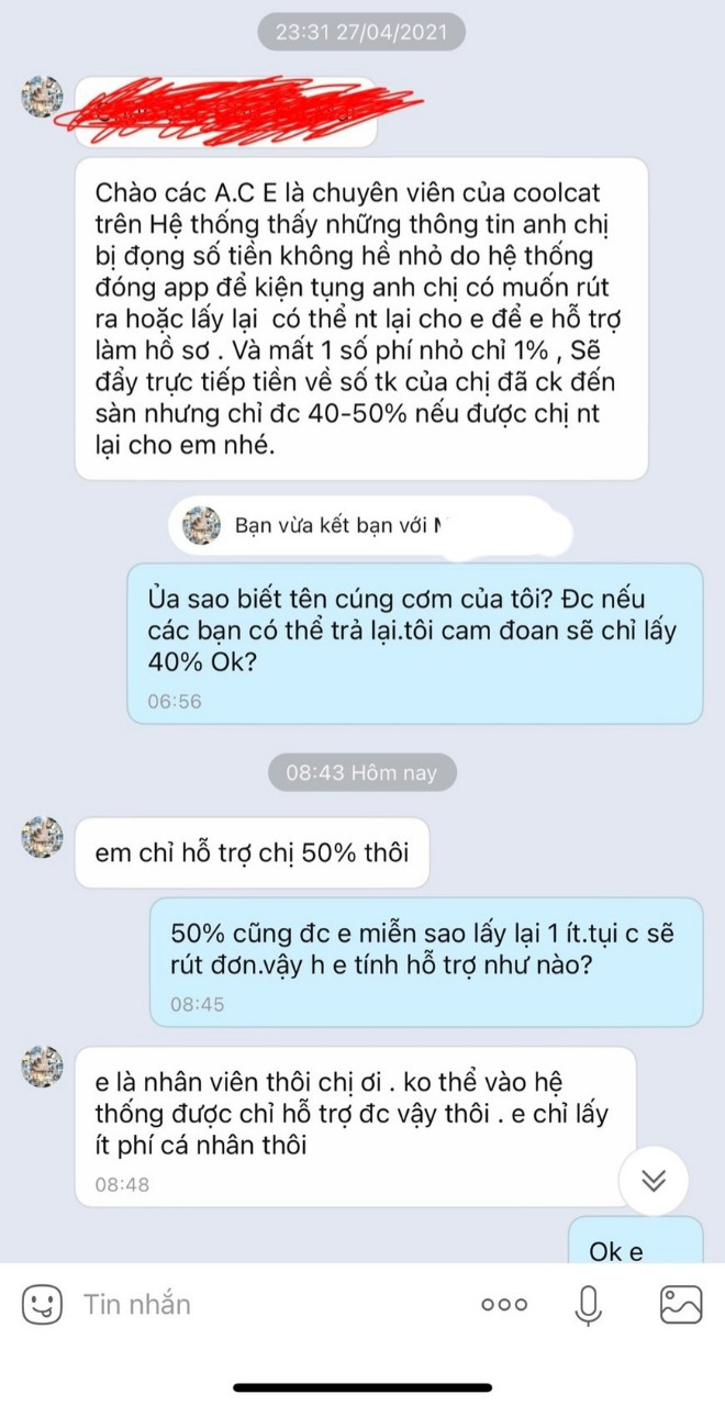 Sau Coolcat, c&aacute;c app kiếm tiền tiếp tục tung đủ chi&ecirc;u lừa nh&agrave; đầu tư - Ảnh 1.