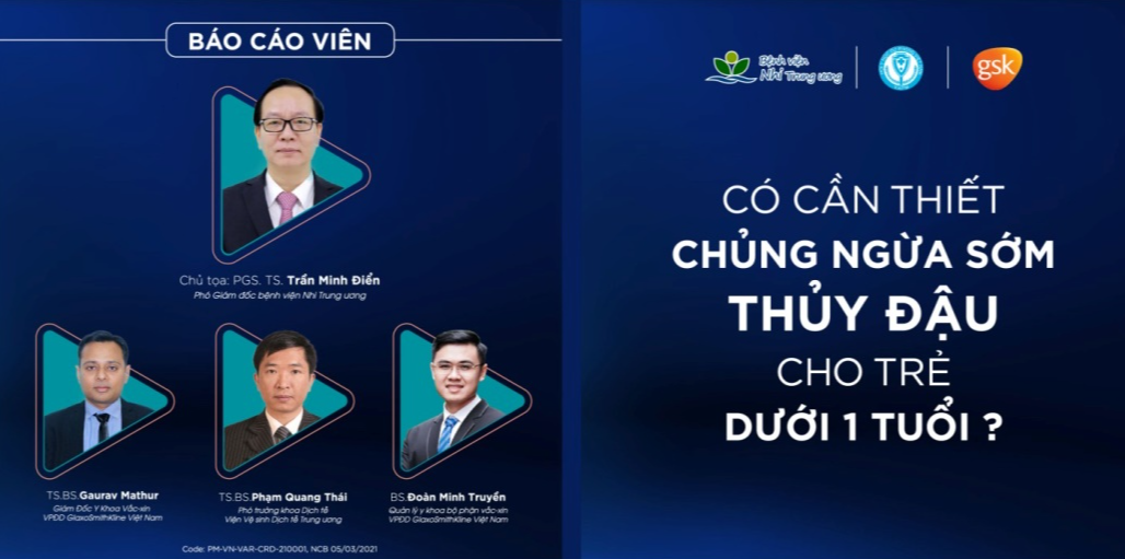 Sự cần thiết chủng ngừa sớm thủy đậu cho trẻ nhỏ
