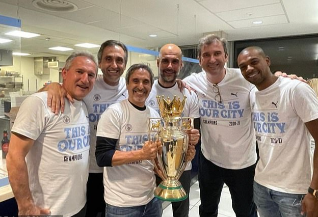 Man City lần thứ 5 v&ocirc; địch Ngoại hạng Anh, chờ l&ecirc;n đỉnh Champions League - Ảnh 3.
